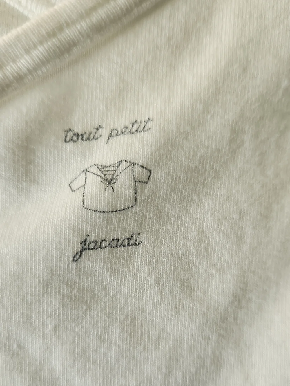 Jacadi Paris White Long Sleeve Bodysuit